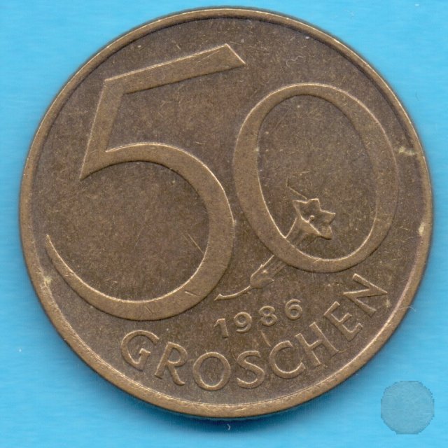 50 GROSCHEN 1986 (Vienna)