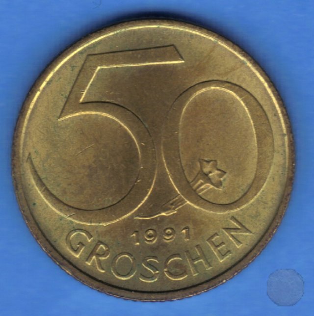 50 GROSCHEN 1991 (Vienna)