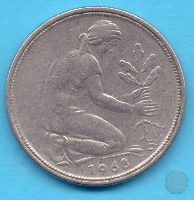 50 PFENNIG 1968 (Stuttgart)