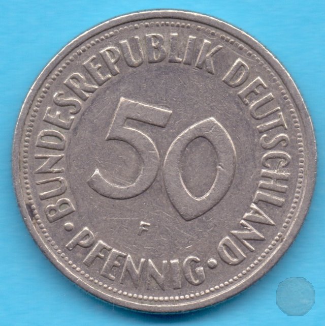 50 PFENNIG 1968 (Stuttgart)