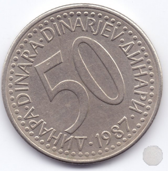 50 dinara 1987 (Belgrad)