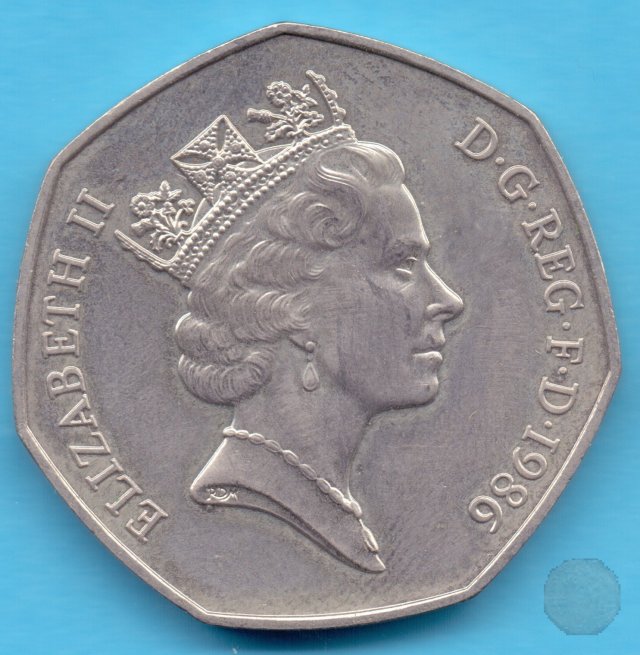 50 pence III 1986 (Londra)