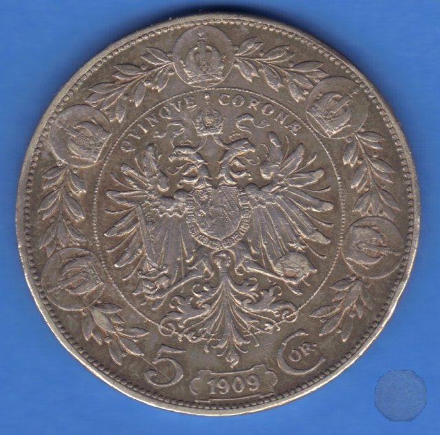 5 CORONA III tipo 1909 (Vienna)