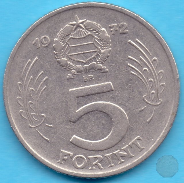 5 FORINT II tipo 1972 (Budapest)