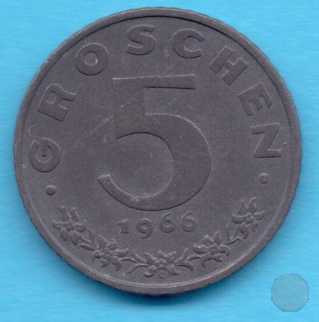 5 GROSCHEN 1966 (Vienna)