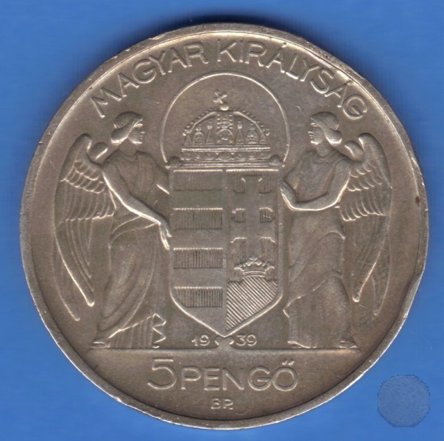 5 PENGO Argento 1939 (Budapest)