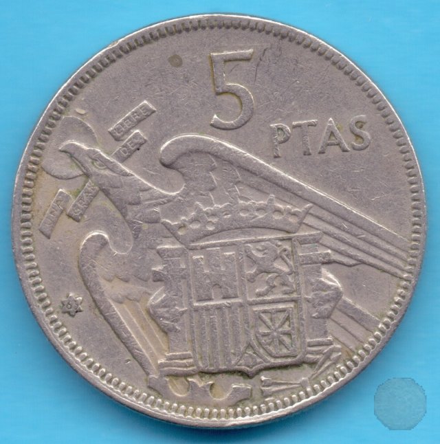 5 PESETAS 1957 (Madrid)