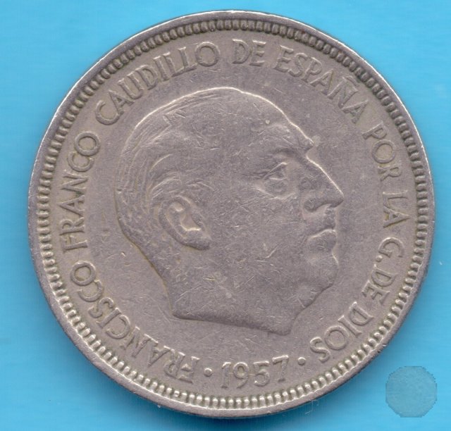 5 PESETAS 1957 (Madrid)