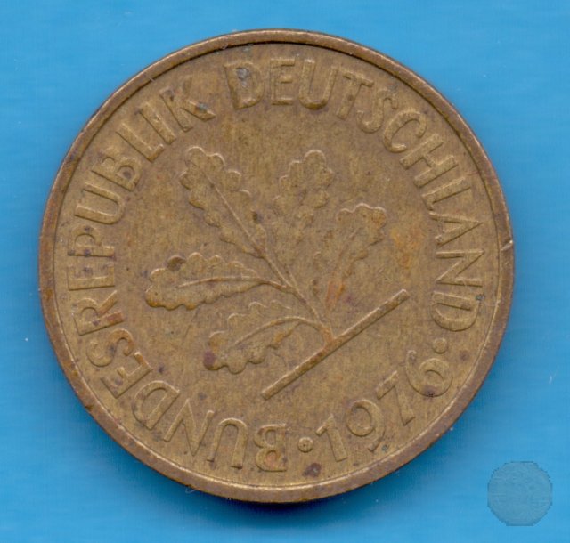 5 PFENNIG 1976 (Stuttgart)