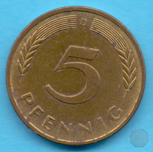 5 PFENNIG 1986 (Munich)