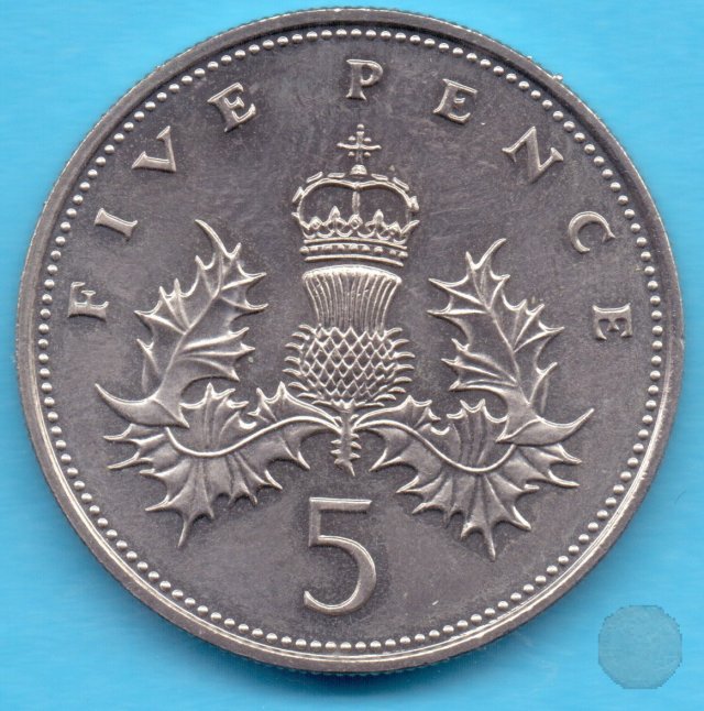 5 pence 1982 (Londra)