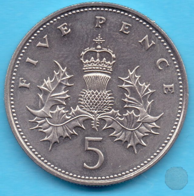 5 pence 1982 (Londra)