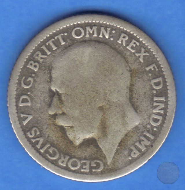 6 PENCE ARGENTO 1928 (Londra)