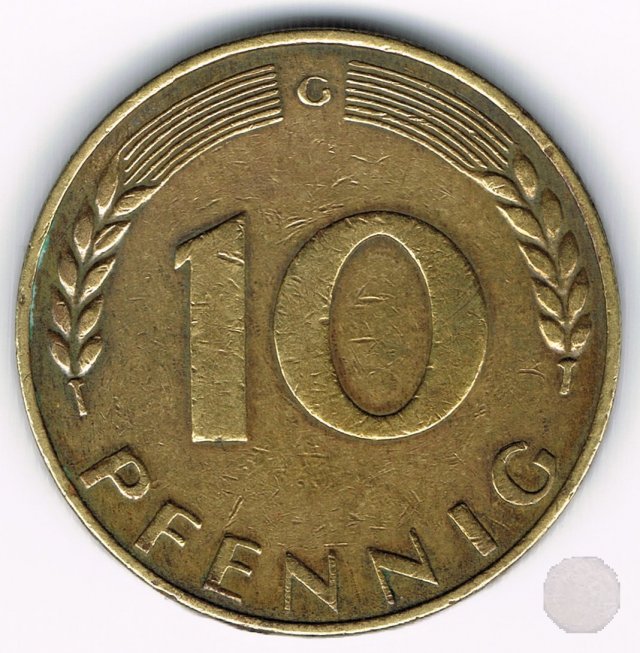 10 PFENNIG 1967 (Karlsruhe)