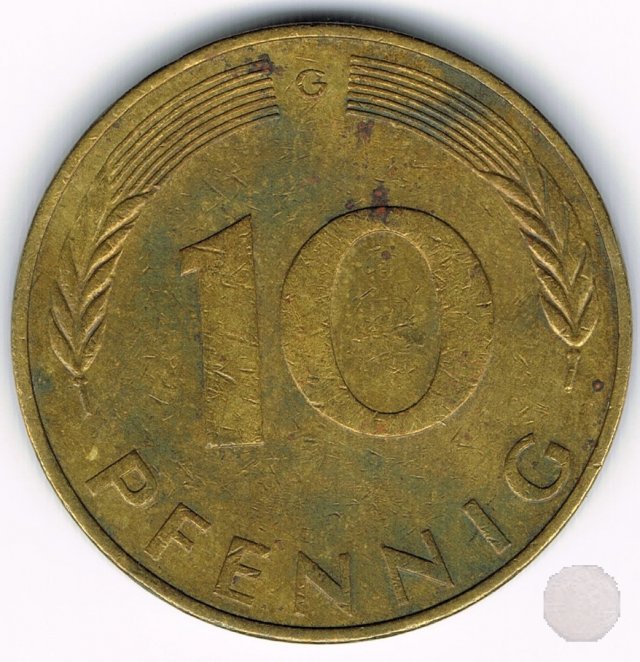 10 PFENNIG 1972 (Karlsruhe)