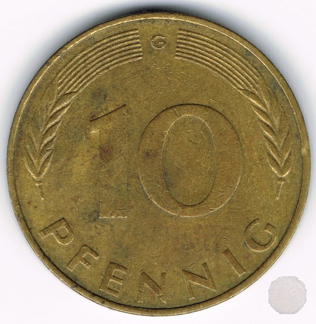 10 PFENNIG 1974 (Karlsruhe)