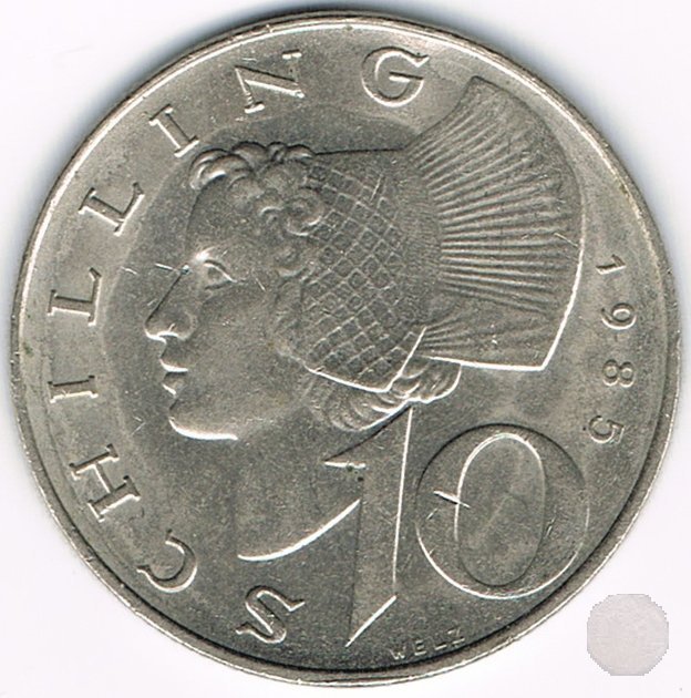 10 SCHILLING 1985 (Vienna)