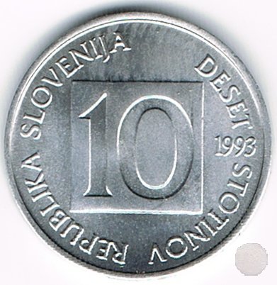 10 STOTINOV 1993 (Ljubljana)