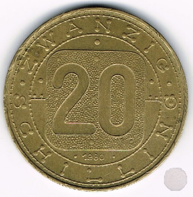 20 SCHILLING 1980 (Vienna)