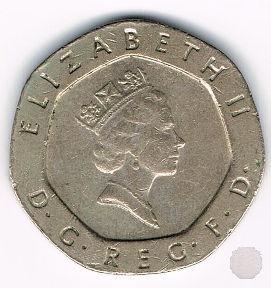 20 pence II tipo 1987 (Londra)