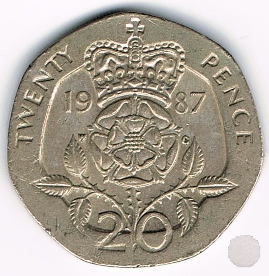 20 pence II tipo 1987 (Londra)