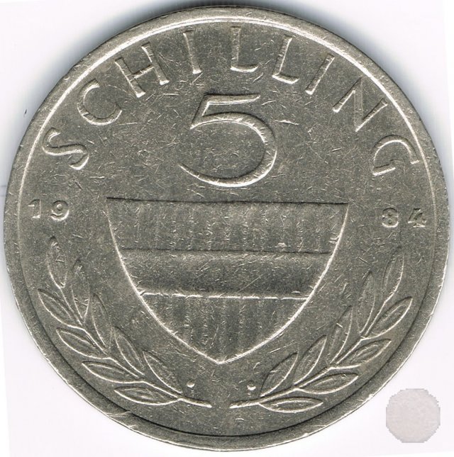 5 SCHILLING 1984 (Vienna)