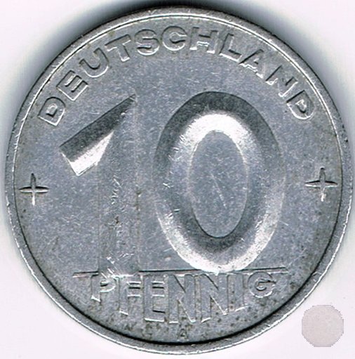 10 PFENNIG II tipo 1952 (Berlin)