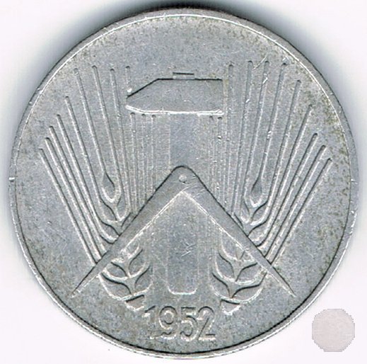 10 PFENNIG II tipo 1952 (Berlin)