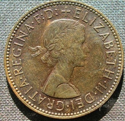 1/2 penny 1965 (Londra)