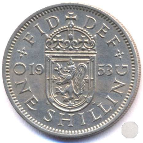 1 shilling II tipo 1953 (Londra)