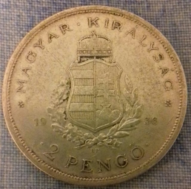 2 PENGO Argento III tipo 1936 (Budapest)