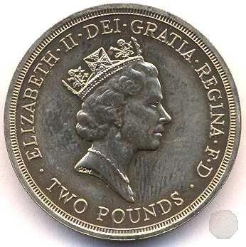 2 POUNDS 1986 (Londra)