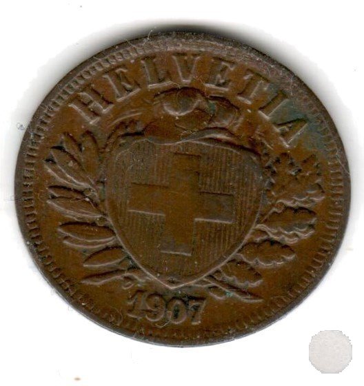 2 RAPPEN I tipo 1907 (Bern)