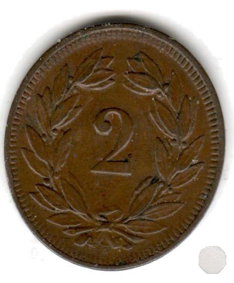 2 RAPPEN I tipo 1907 (Bern)