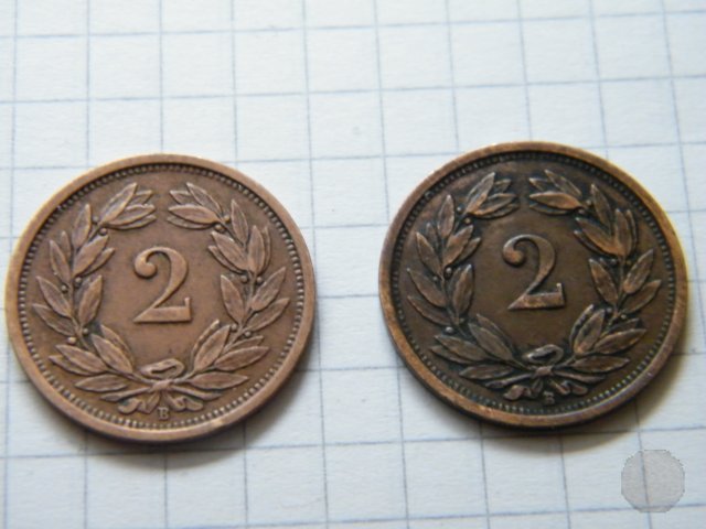 2 RAPPEN I tipo 1920 (Bern)