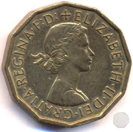 3 pence 1961 (Londra)