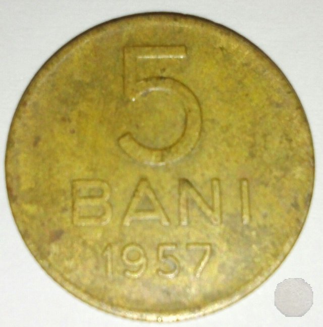 5 Bani II tipo 1957 (Bucuresti)