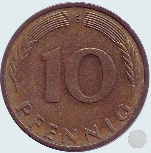 10 PFENNIG 1984 (Karlsruhe)