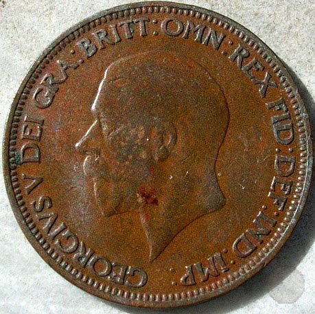 1/2 PENNY III TIPO 1929 (Londra)