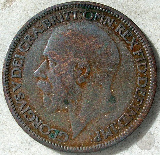 1/2 PENNY II TIPO 1926 (Londra)
