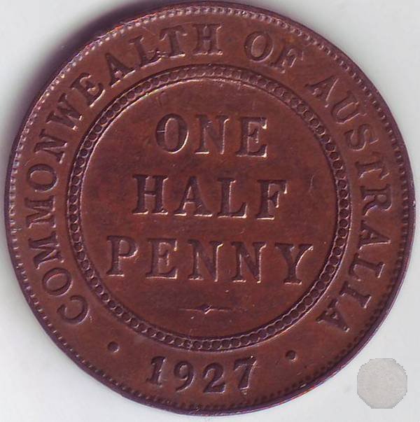 1/2 PENNY 1927 (Melbourne)