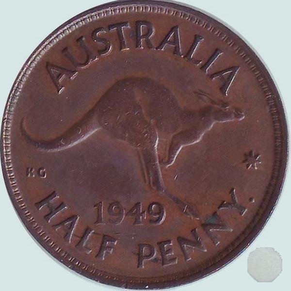 1/2 PENNY 1949 (Perth)