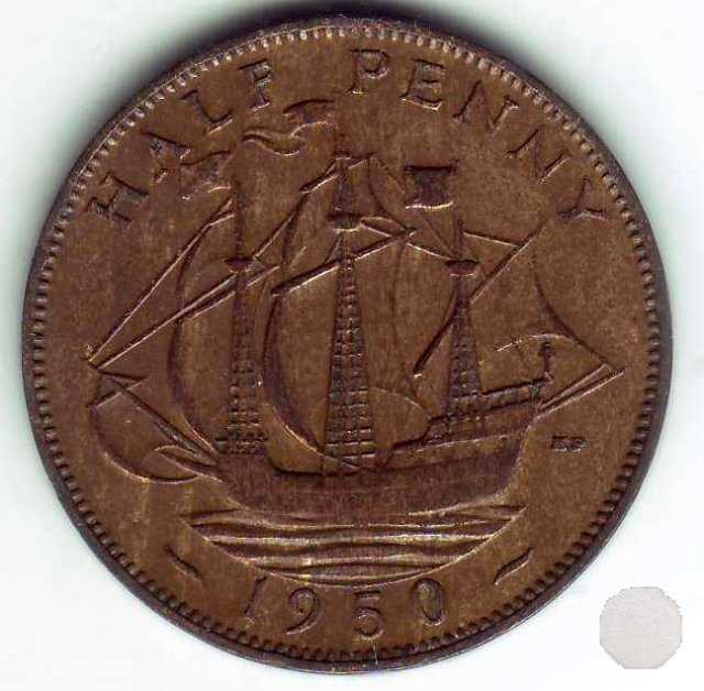 1/2 PENNY 1950 (Londra)