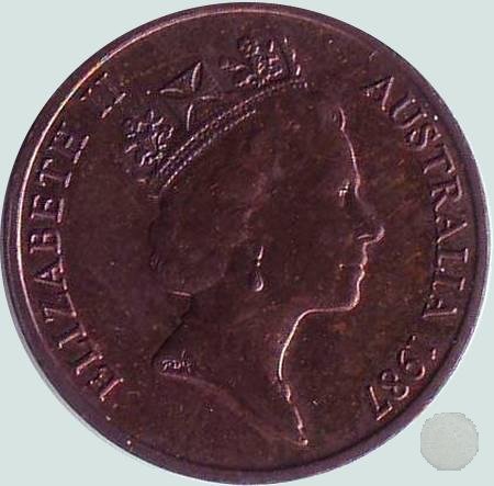 1 CENT II tipo 1987 (Sydney)