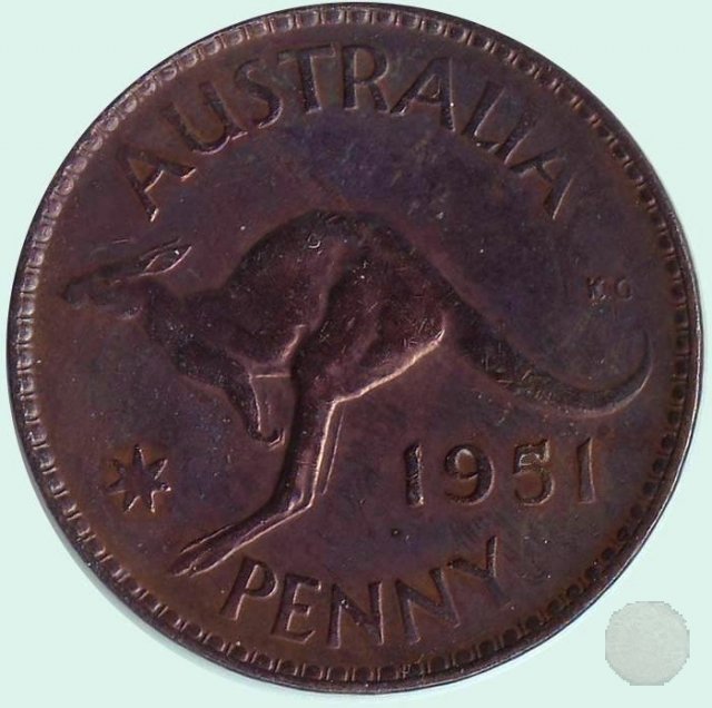 1 PENNY 1951 (Melbourne)