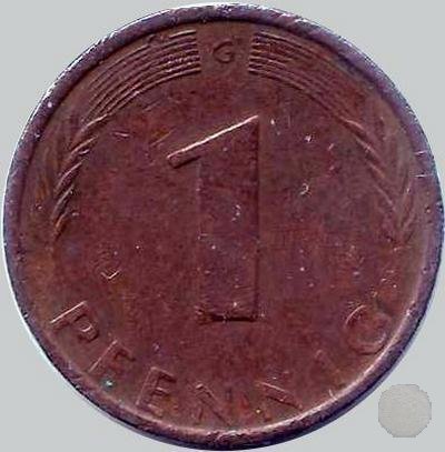 1 PFENNIG 1974 (Karlsruhe)