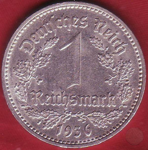 1 REICHSMARK 1936 (Muldenhutten)