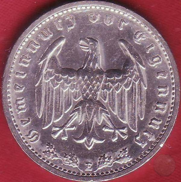 1 REICHSMARK 1936 (Muldenhutten)