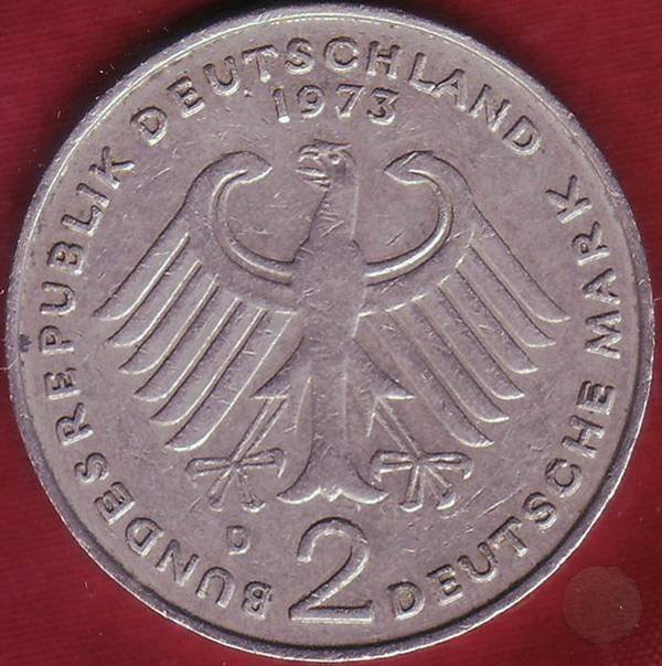 2 MARK KONRAD ADENAUER 1969 (Munich)