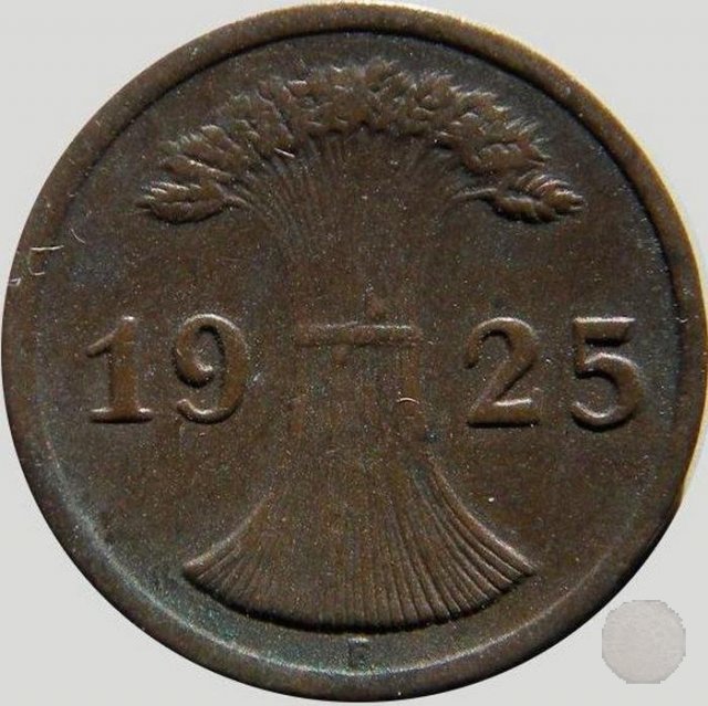 2 REICHSPFENNIG 1925 (Stuttgart)